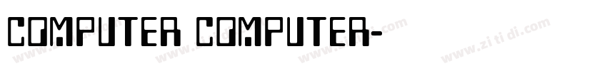 computer computer字体转换